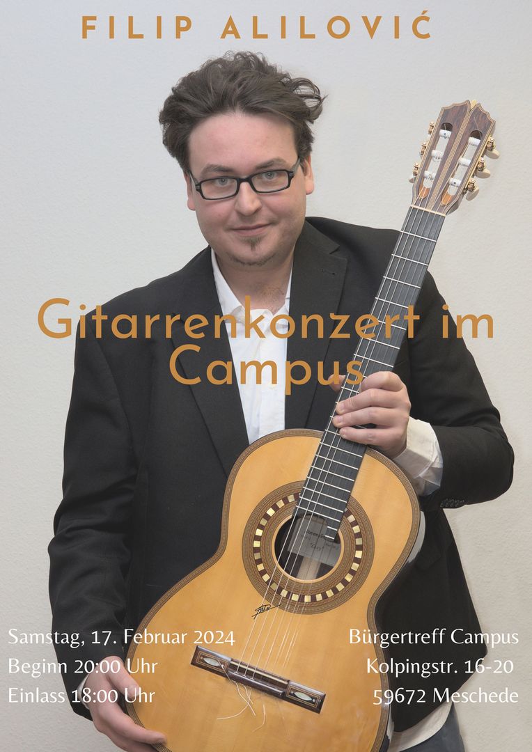 Gitarrenkonzert mit Filip Alilovic