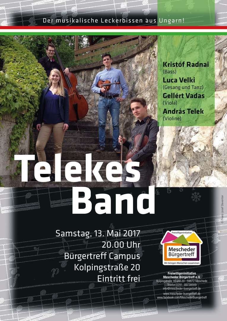 Musikalische Leckerbissen aus Ungarn im Bürgertreff Campus