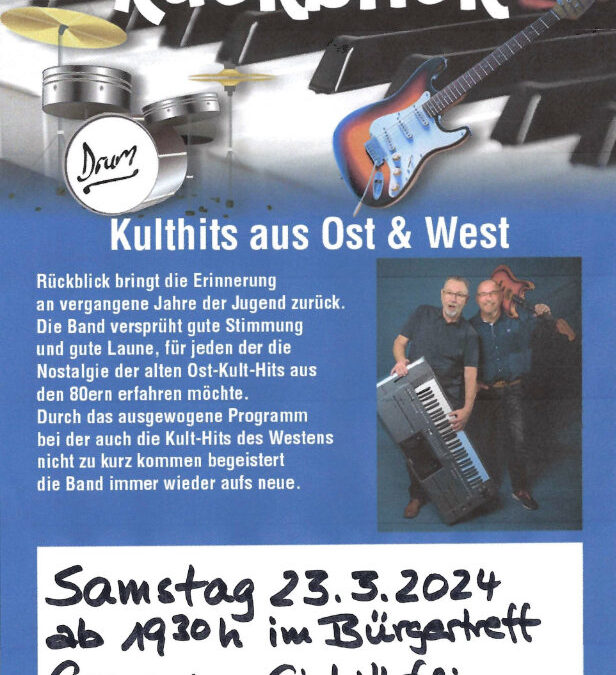 Rückblick-Band auch 2024 wieder im Campus